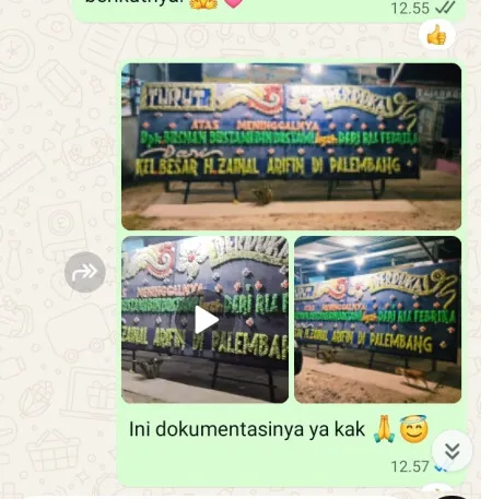 Pengiriman Papan Bunga Duka Green Garden