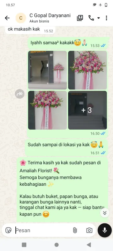 Pengiriman Karangan Bunga Green Garden