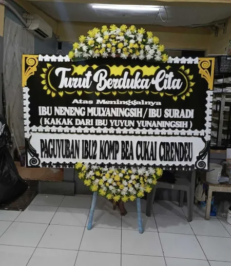 Papan Bunga Duka Green Garden