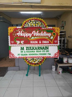 Papan Bunga di Green Garden